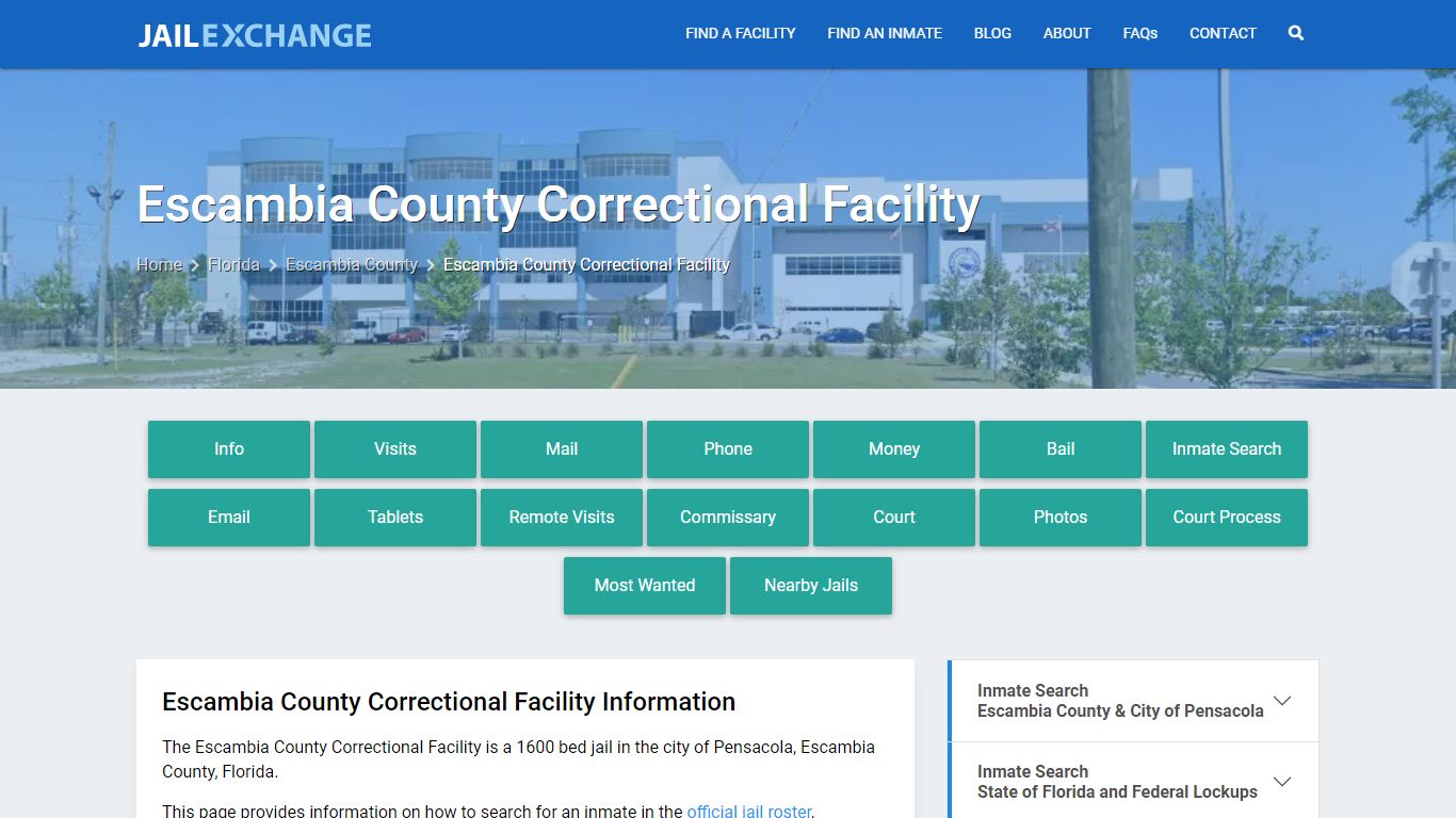 Escambia County Correctional Facility - Jail Exchange
